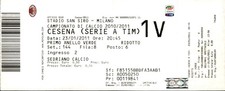 Biglietto Calcio Serie A Milan