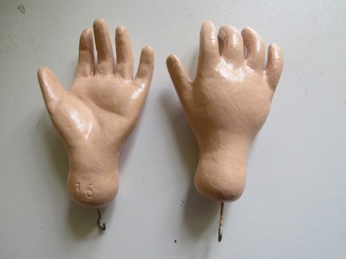Mani per bambola antiche - per, "