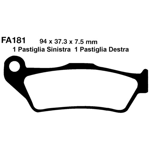 Pastiglie freno moto ebc - freno,