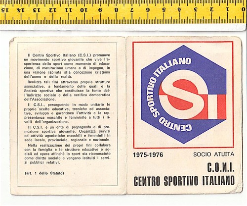 Coni centro sportivo italiano - coni,