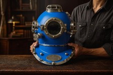 Casco subacqueo blu commando