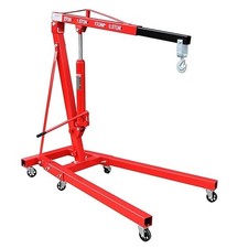 GRU IDRAULICA CON RUOTE PORTATA 2000 KG - BRACCIO XXL - Paranco, Capretta, So...