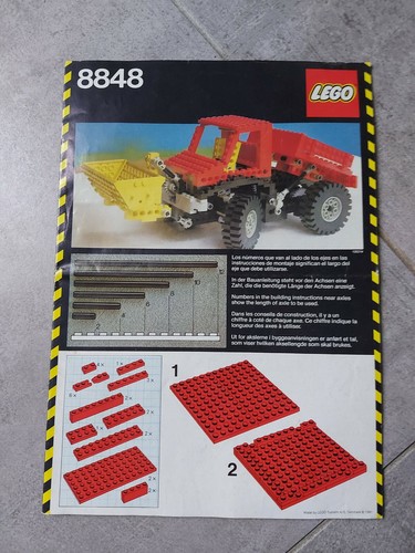 Lego technic manual notice - lego,