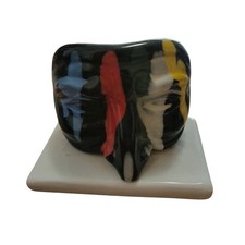 Maschera pulcinella stilizzata