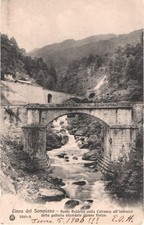 Verbania - Sempione - Ponte Boldrini sulla Cairasca presso Varzo - fp vg 1906