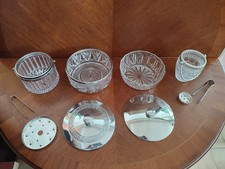 Lotto Di 4 Oggetti In Cristallo. Design E Qualità. Tutto In Ottimo Stato.