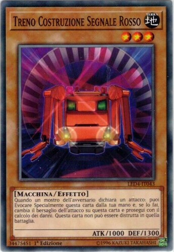 3x led4 it043 treno - yu-gi-oh!, led4-it043