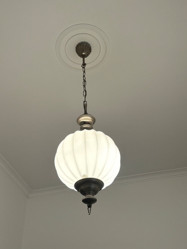 Coppia lampadari vetro - di,