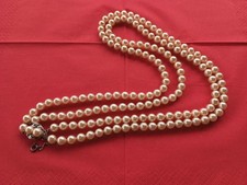 Collana doppio filo - , perle