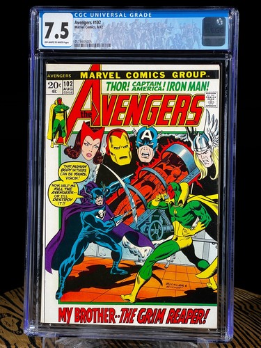 Avengers 102 cgc - #102, 7.5