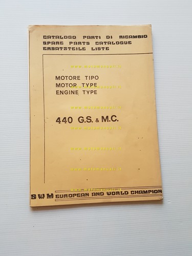 Swm 440 1983 catalogo - swm,