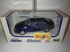 Maisto/Gig Nikko - Modellino 1/43 Fiat Marea blu scuro Vintage