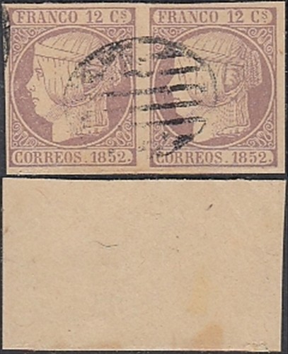 Spagna 1852 francobolli - 1852,