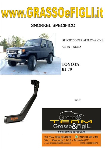 Kit snorkel aspirazione aria - snorkel,