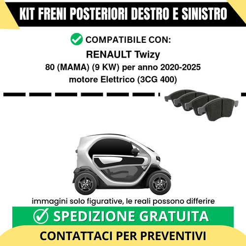 Pastiglie freno posteriori - pastiglie,