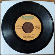 ZECCHINO D'ORO 1970 La Ballata Degli Elefanti Disco Vinile Leggere Descrizione 