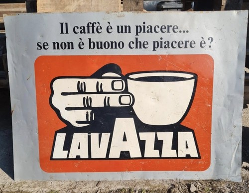 Insegna pubblicitaria lavazza - insegna,