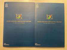 2023 2 Folder Filatelici 100° Aeronautica Militare con Foglietto Congiunta FDC
