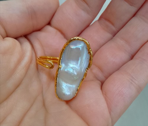 Anello regolabile perla - regolabile,