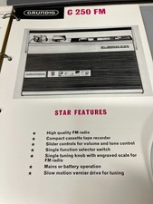 GRUNDIG C250 FM PORTABLE RADIO