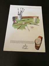 1990 ROLEX CELLINI ORO OROLOGIO PUBBLICITA VINTAGE WATCH AD
