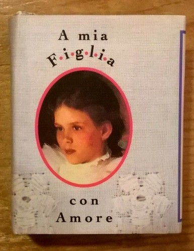 Mini libro mia figlia - "a, con