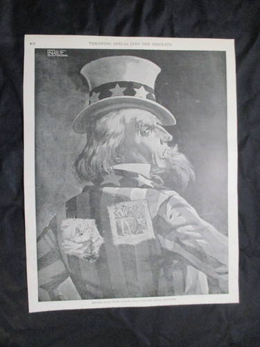 Stampa zio sam 1899 - 1899, guerra