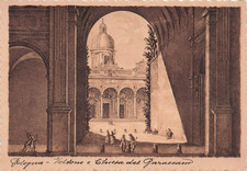 26-2D) CARTOLINA BOLOGNA ANTICA VOLTONE CHIESA BARACCANO TAVOLA XII