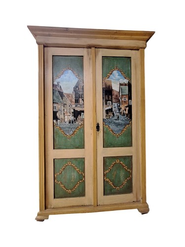 Armadio dipinto austriaco - dipinto,