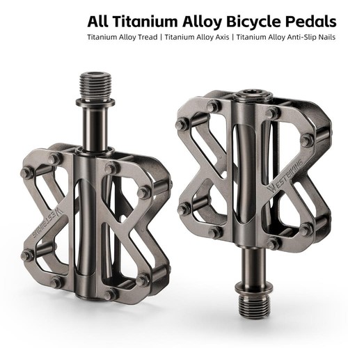 Pedali bici lega titanio - bici, in