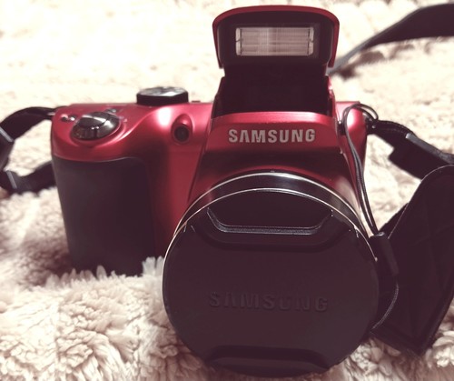 Fotocamera samsung wb100 rossa - fotocamera,