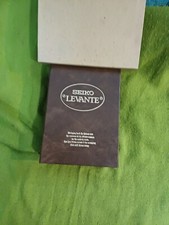 Scatola orologio Seiko serie Levante anni 90