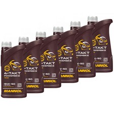 Olio motore Mannol 15W-50 6x 1