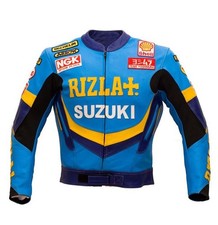 Moto Genuino Pelle Giacca