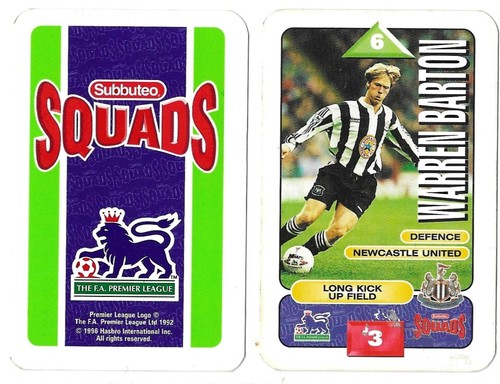 Squadre subbuteo 1995 - 1995/96,