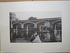 STAMPA Fotografica - Catania anni 30 Porto con barche e pescatori - vintage