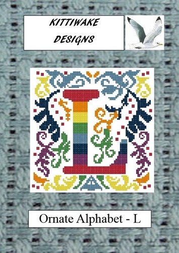 Alfabeto ornato kit punto - alfabeto,