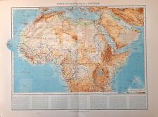 Carta geografica antica AFRICA