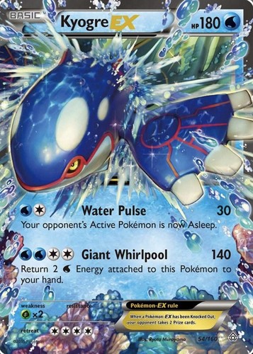 Pokemon tcg kyogre 160 - pokemon,