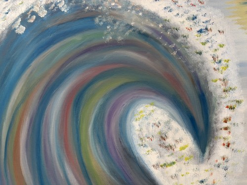 Dipinto olio arte - , su