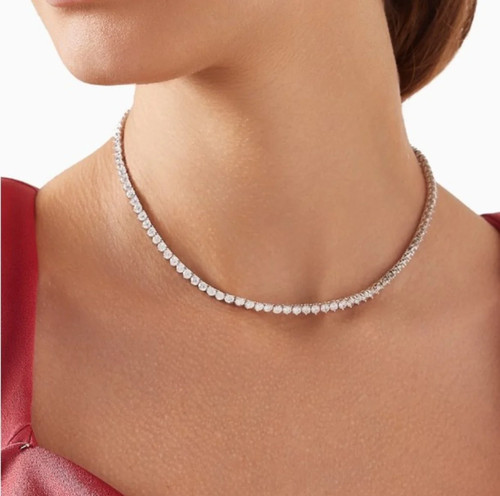 Collier tennis rivière - collier,