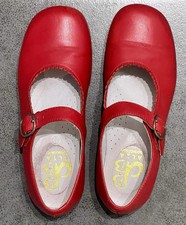 Scarpine Bimba Decoltè Fibbia Rosse Eleganti N33