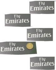  Real Madrid Kit Toppe Patches Badges Fly Emirates Small 5 pezzi 