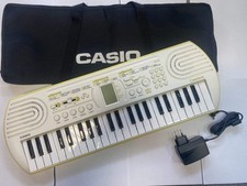 Casio SA-80 Tastiera a 44 tasti MINI Bianca con borsa e alimentatore
