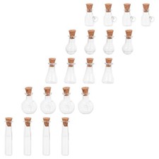 20 Pcs Bottiglie Di Con Tappi