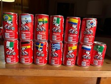Lattine Vuote coca cola edizione mondiali di calcio USA 1994 LOTTO  13 NAZIONALI