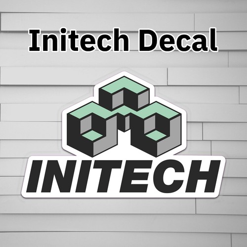 Initech decalcomania vinile - decalcomania, (vinile