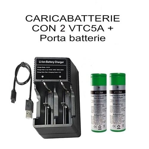 Caricabatteria 2 vtc5a - caricabatteria, +