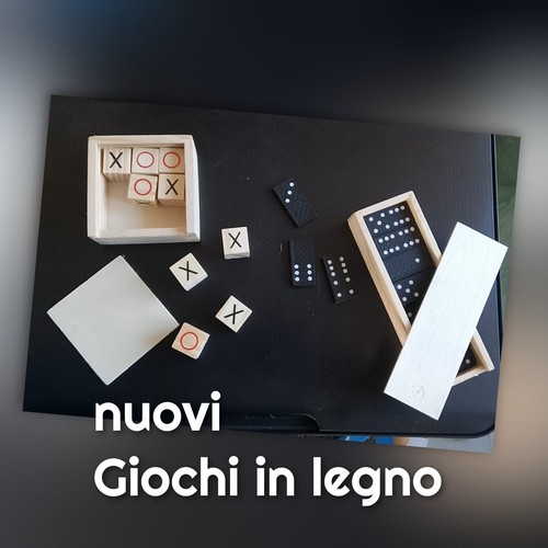 Due giochi legno - due,