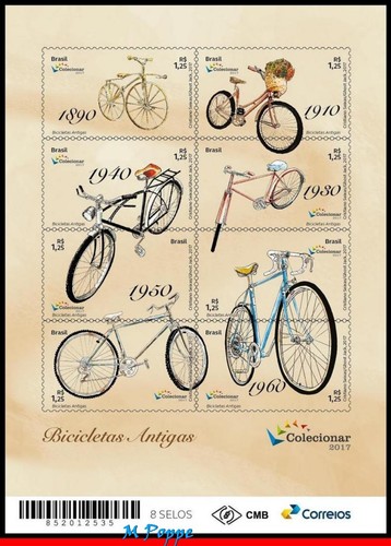 3364 brasile 2017 biciclette - 3364,